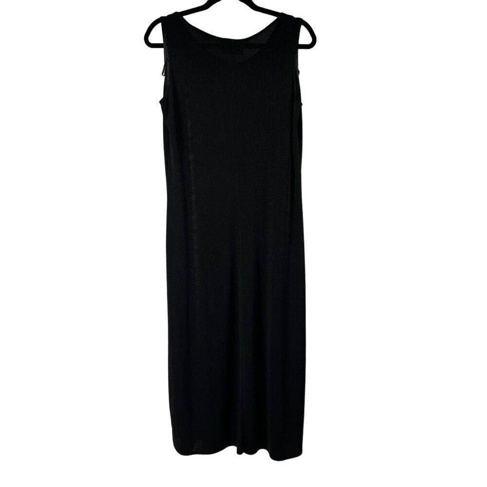 Sheri Martin‎ Black Stretchy Sleeveless Maxi Dress Womens L